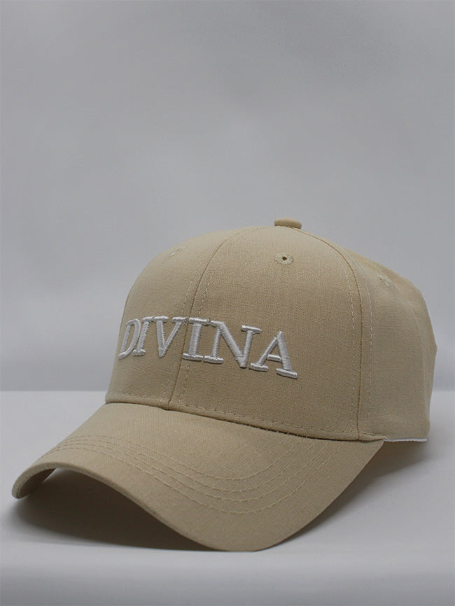 Linen cap Big logo Side