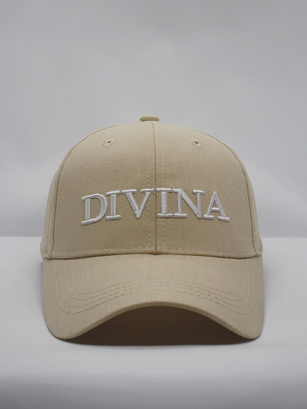 Linen cap Big logo front