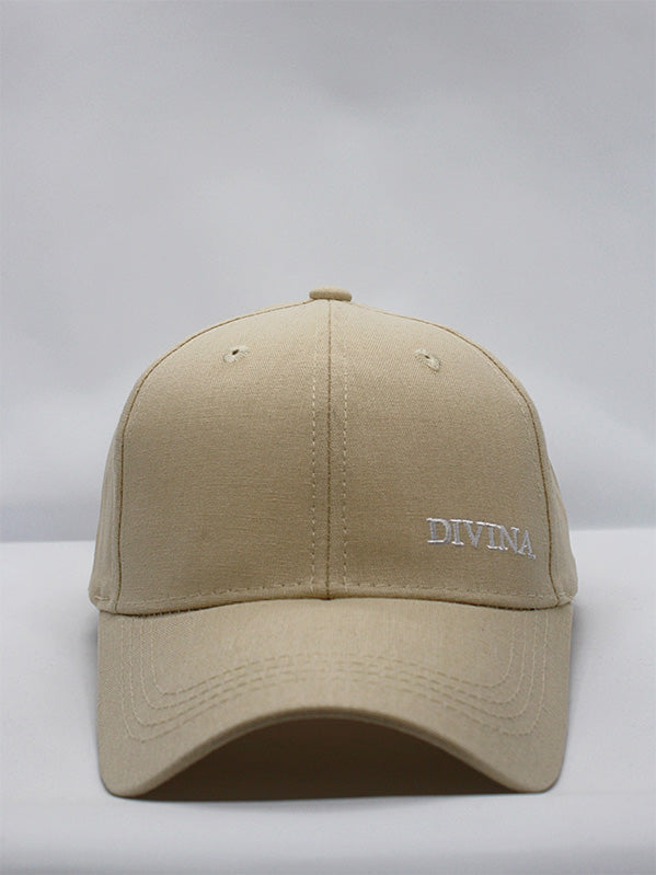 Linen cap mini logo front