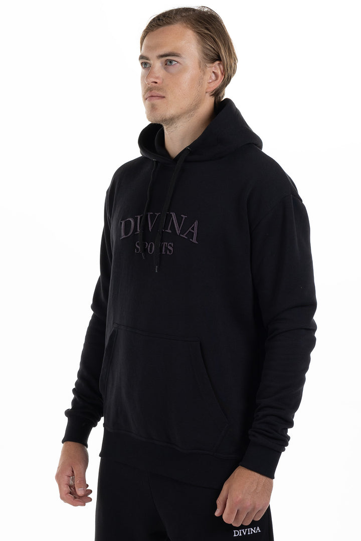 Hoodie Core Black Side - Men