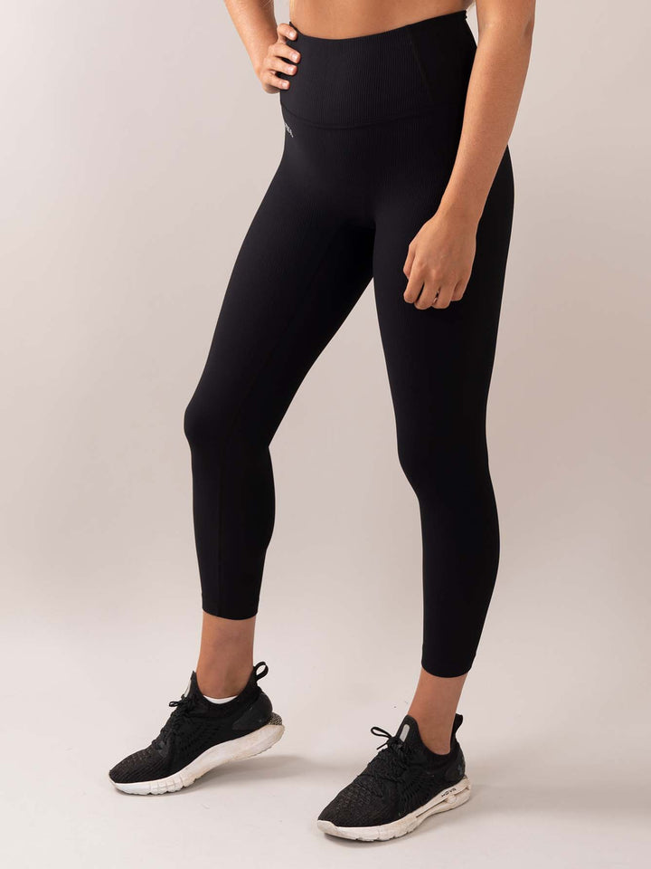 Ribbed seamless Mitis tights side