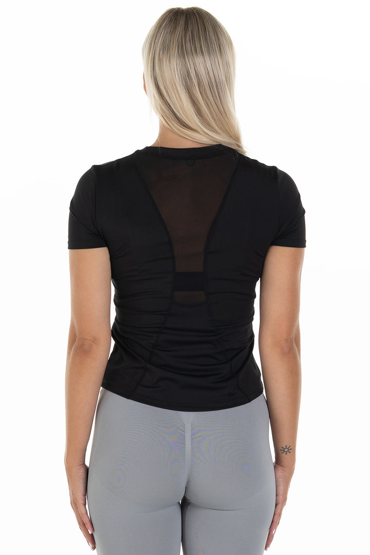 T-shirt Mundus Black Back