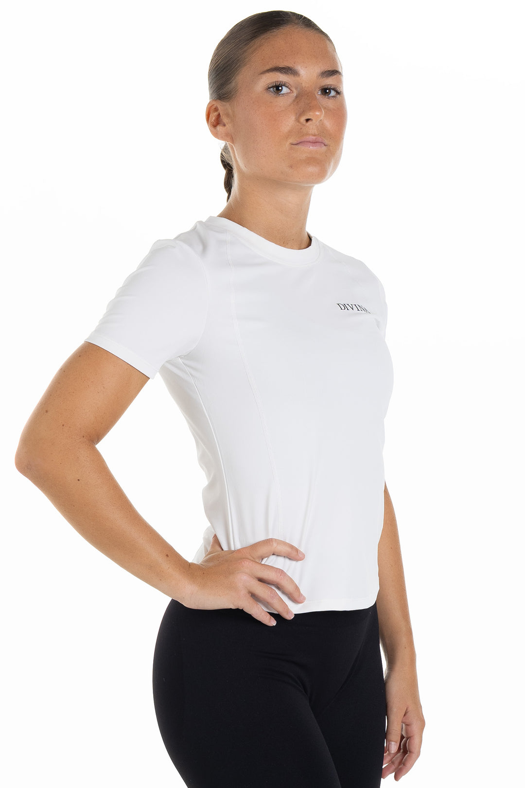 T-shirt Mundus White Side