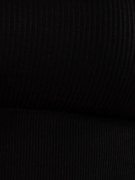 Ribbed Seamless Novi Black BH Detail Fabric