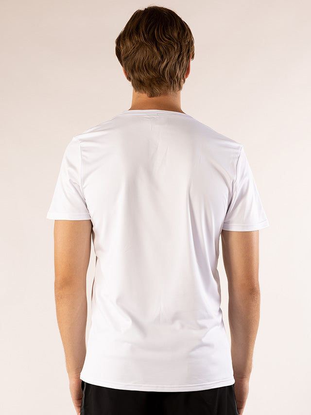 T-shirt One White back