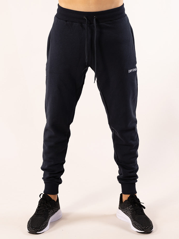 Mens Comfy Pants Navy front