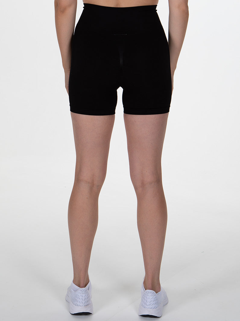 Seamless Prime Black Shorts Back