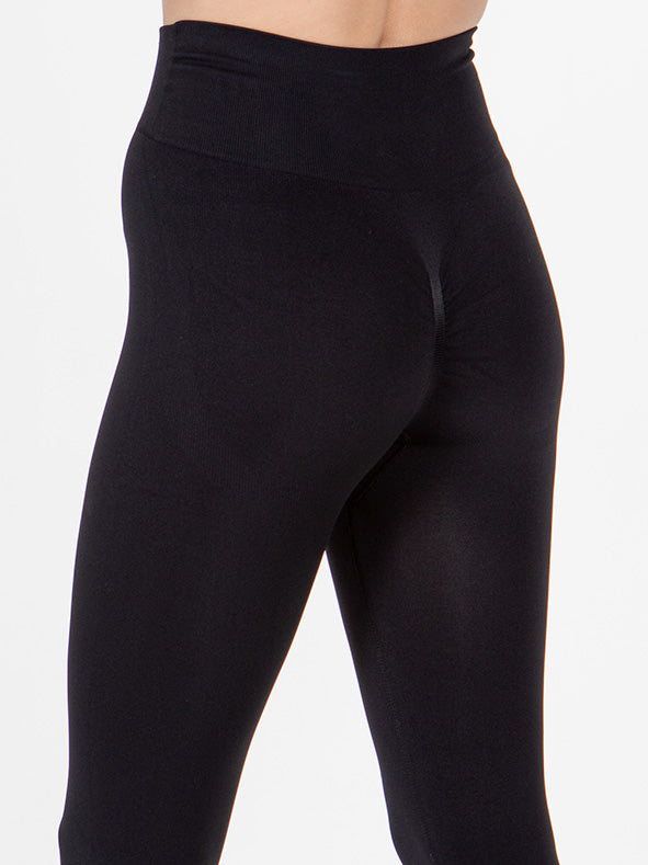 Seamless Prime Black Tights Detail