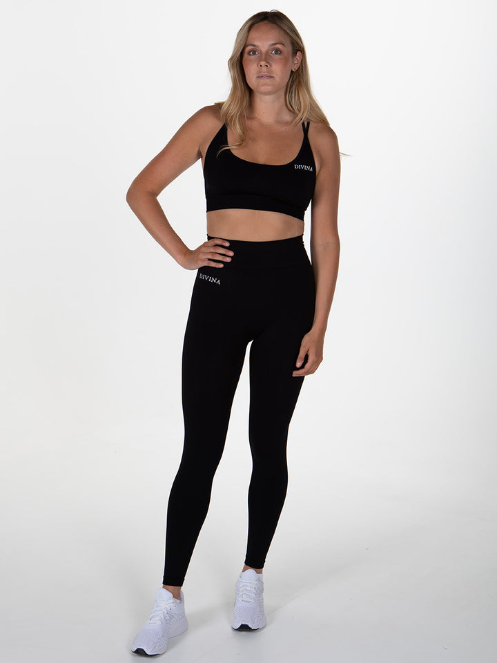 Seamless Prime Black Tights Whole