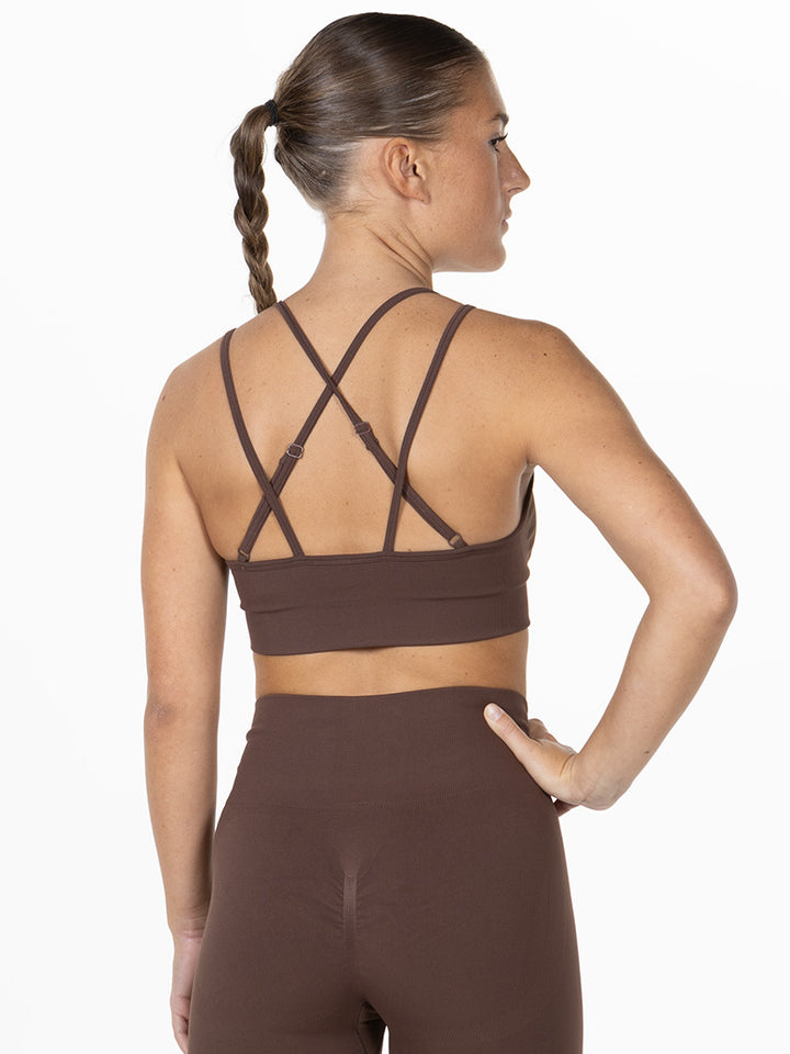 Sports bra "Prime" Brown