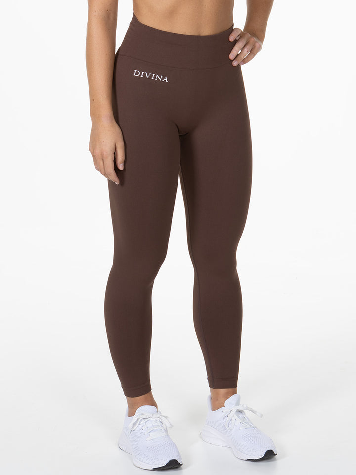 Seamless Tights "Prime" Brown