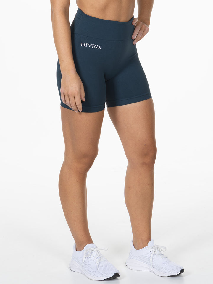 Seamless Shorts "Prime" Petrol Blue