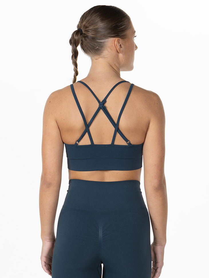 Sports bra "Prime" Petrol Blue