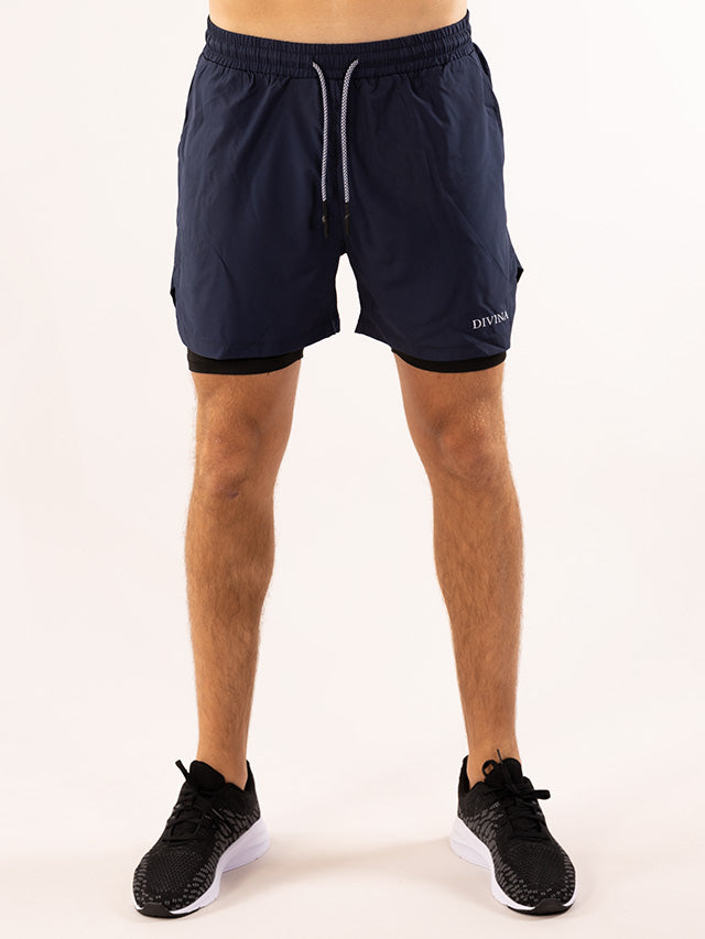 Shorts Ratio Navy front