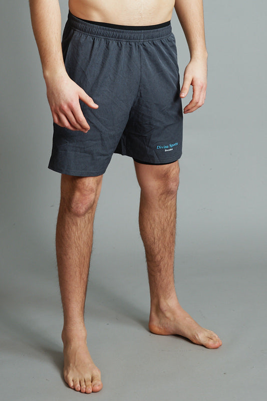 Shorts Tex Grey side