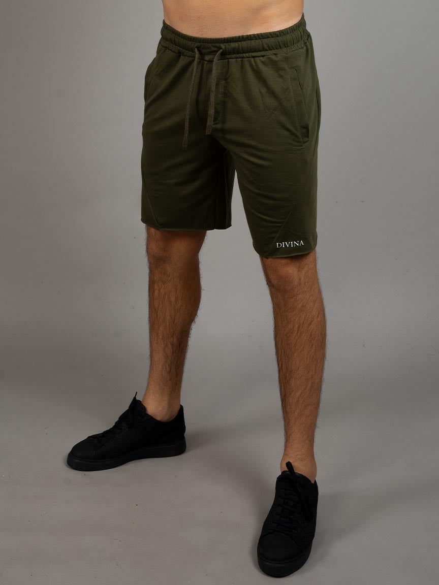 Shorts Sem Olive green side