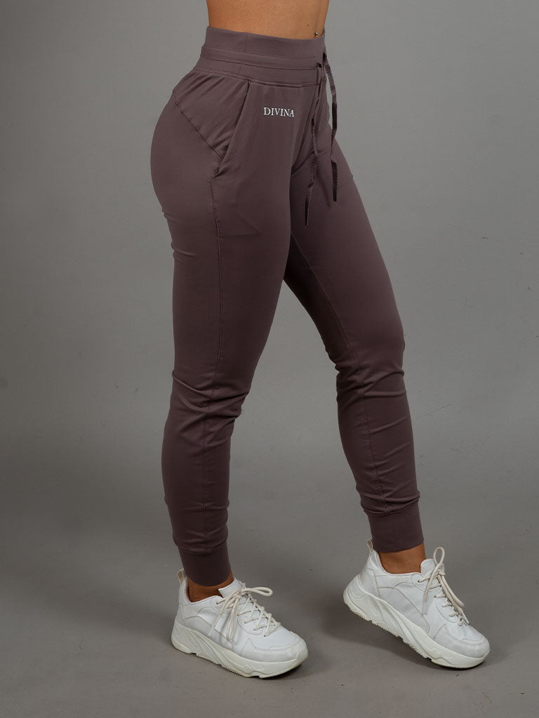 Pants Jogger plum side