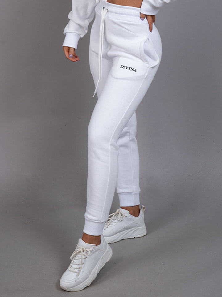 Womens Pants comfy white side