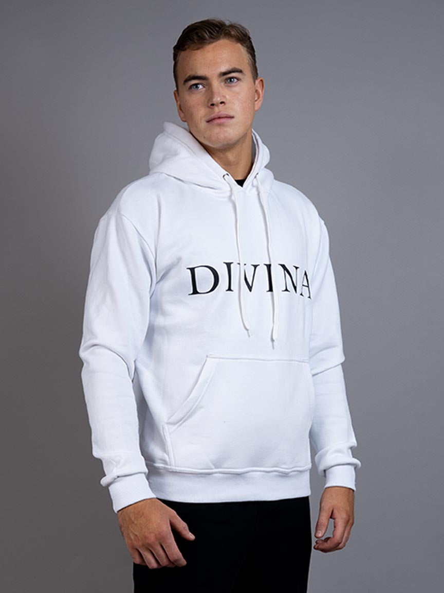 Mens Original hoodie white side