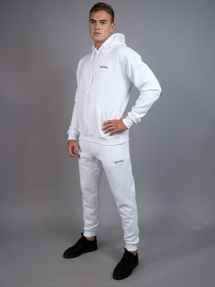 Mens Comfy set white side