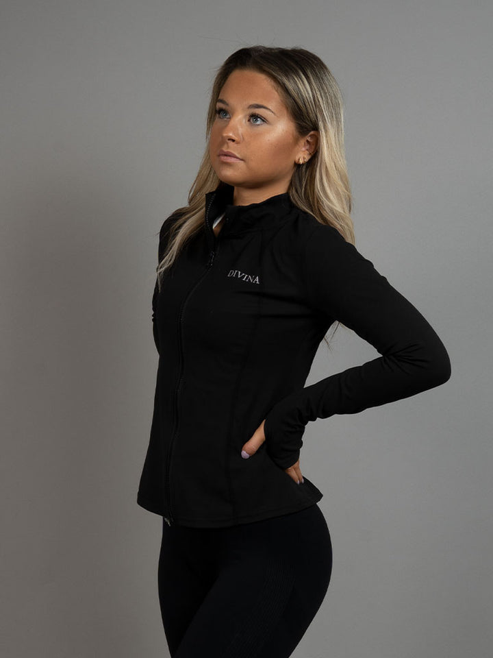 Training jacket Ater Black side