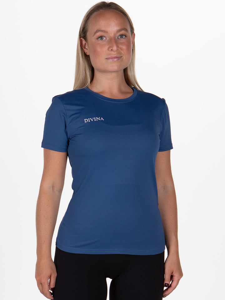 T-shirt Pono Blue Front