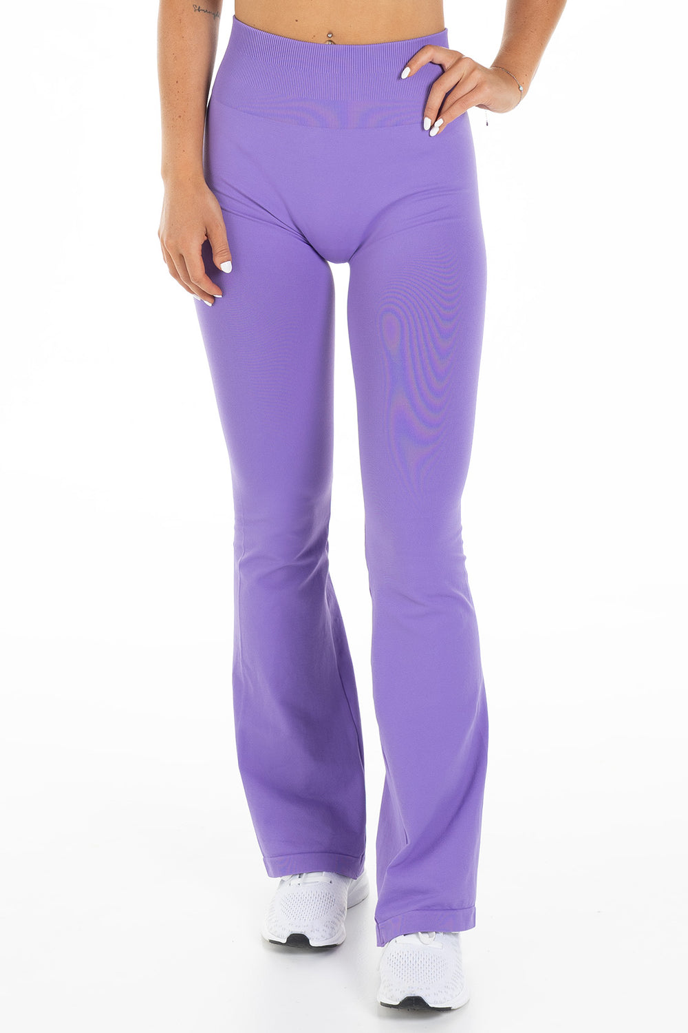 Seamless Scrunch Flare Tights Altum Purple Front