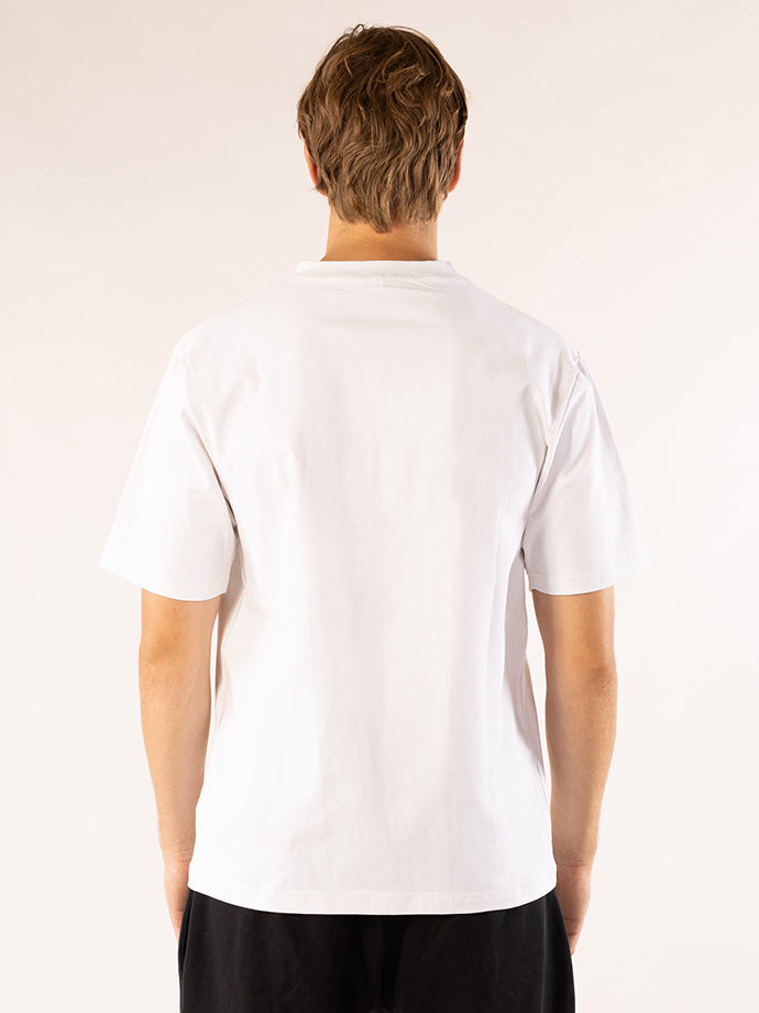 White T-shirt Big logo back