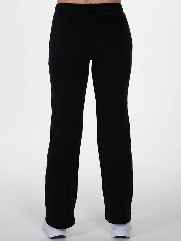 Wide Comfy Pants Black Back