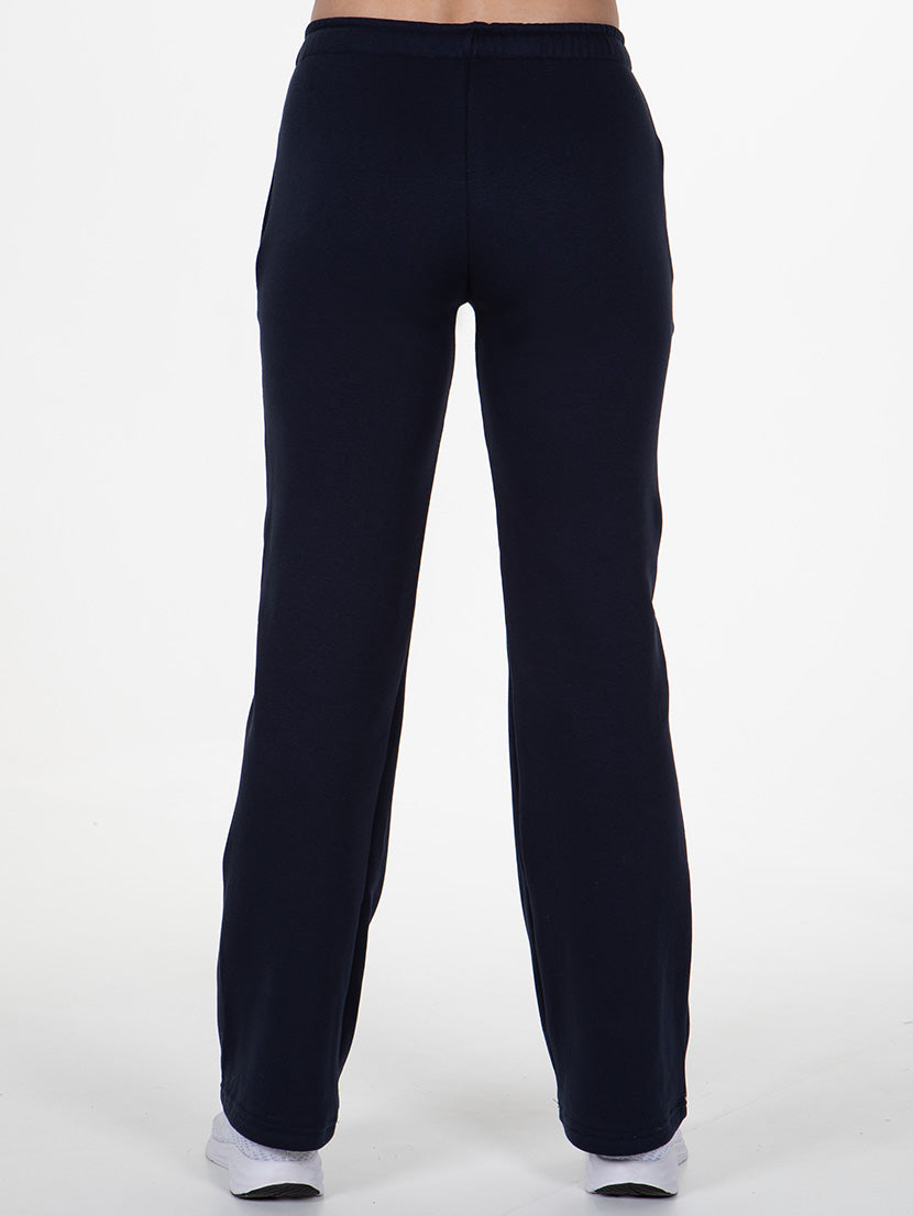 Wide Comfy Pants Navy Back