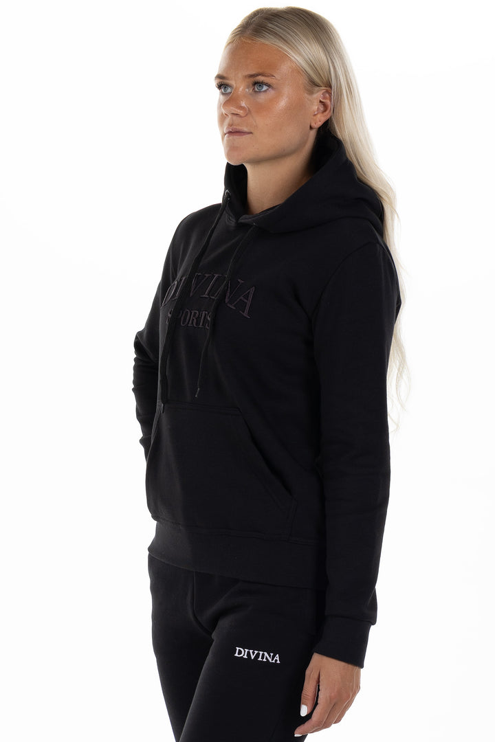 Hoodie Core Black Side - Women