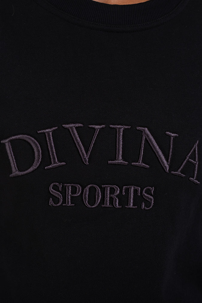 Sweatshirt Core Black Logo