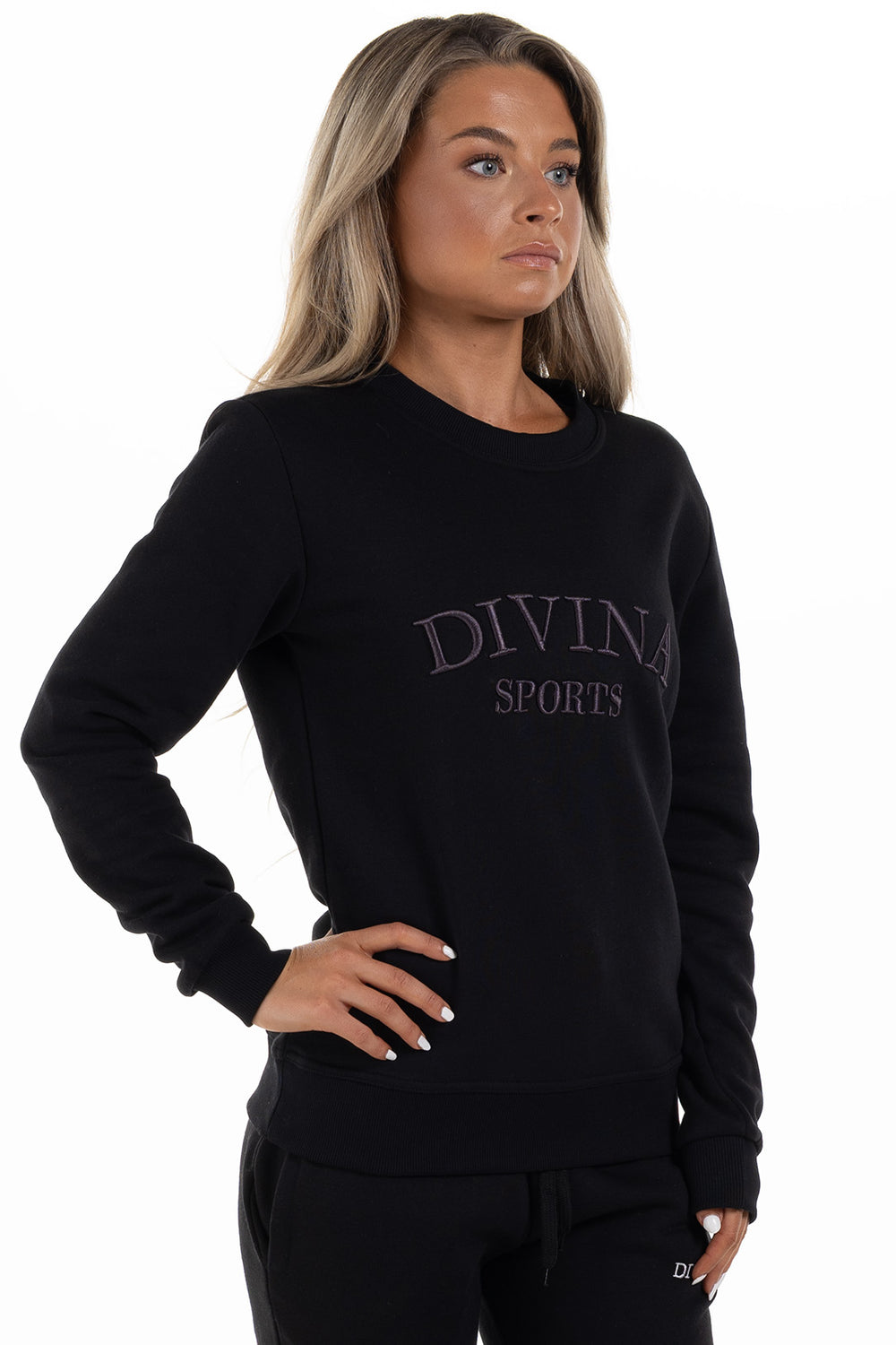 Sweatshirt Core Black Side - Women